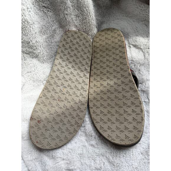 Sperry Top-Sider Men’s Gray Orange Flip-Flops Size 13M Slide Sandals Beachwear - Picture 8 of 10